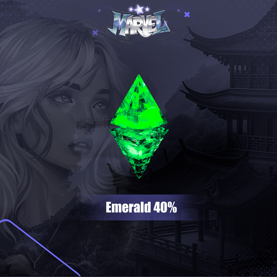 Emerald 40%