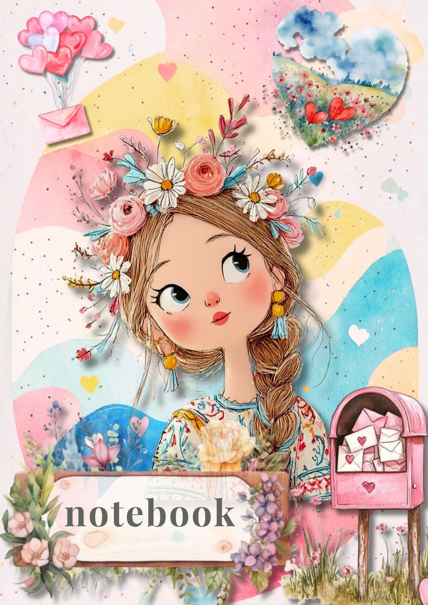 Dreamy Notebook Bundle | باكج دفتر الأحلام مع الاستيكارات