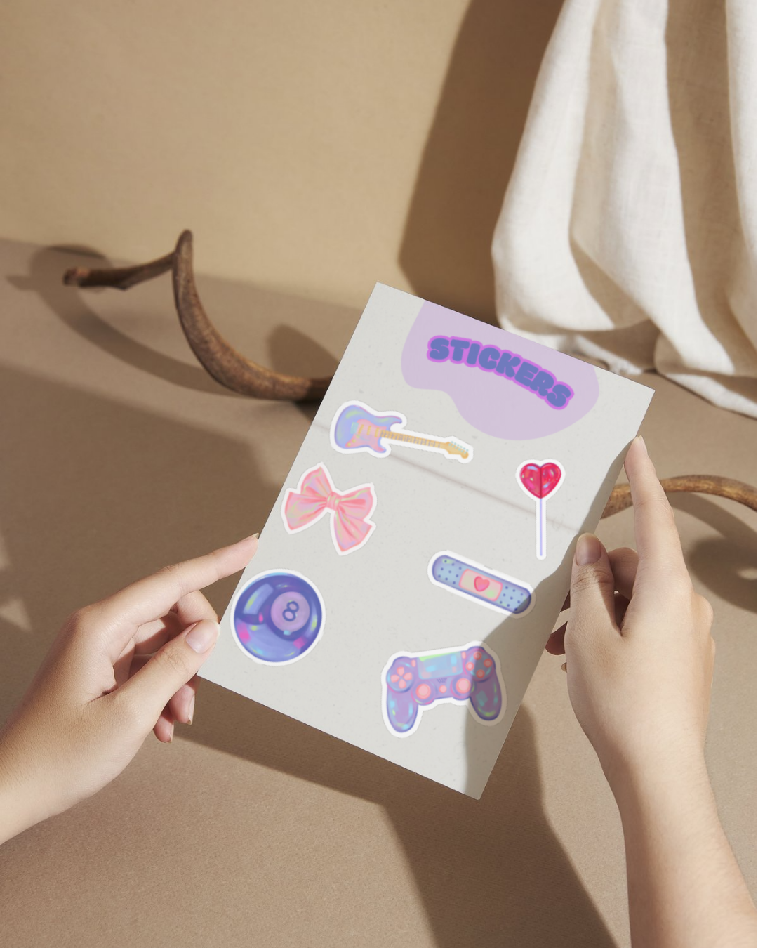 Purple & Pink Aesthetic Sticker Pack