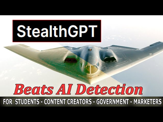 Stealth GPT  لمنع اكتشاف Turnitin للأبحاث العلمية المقتبسة من الذكاء الاصطناعي