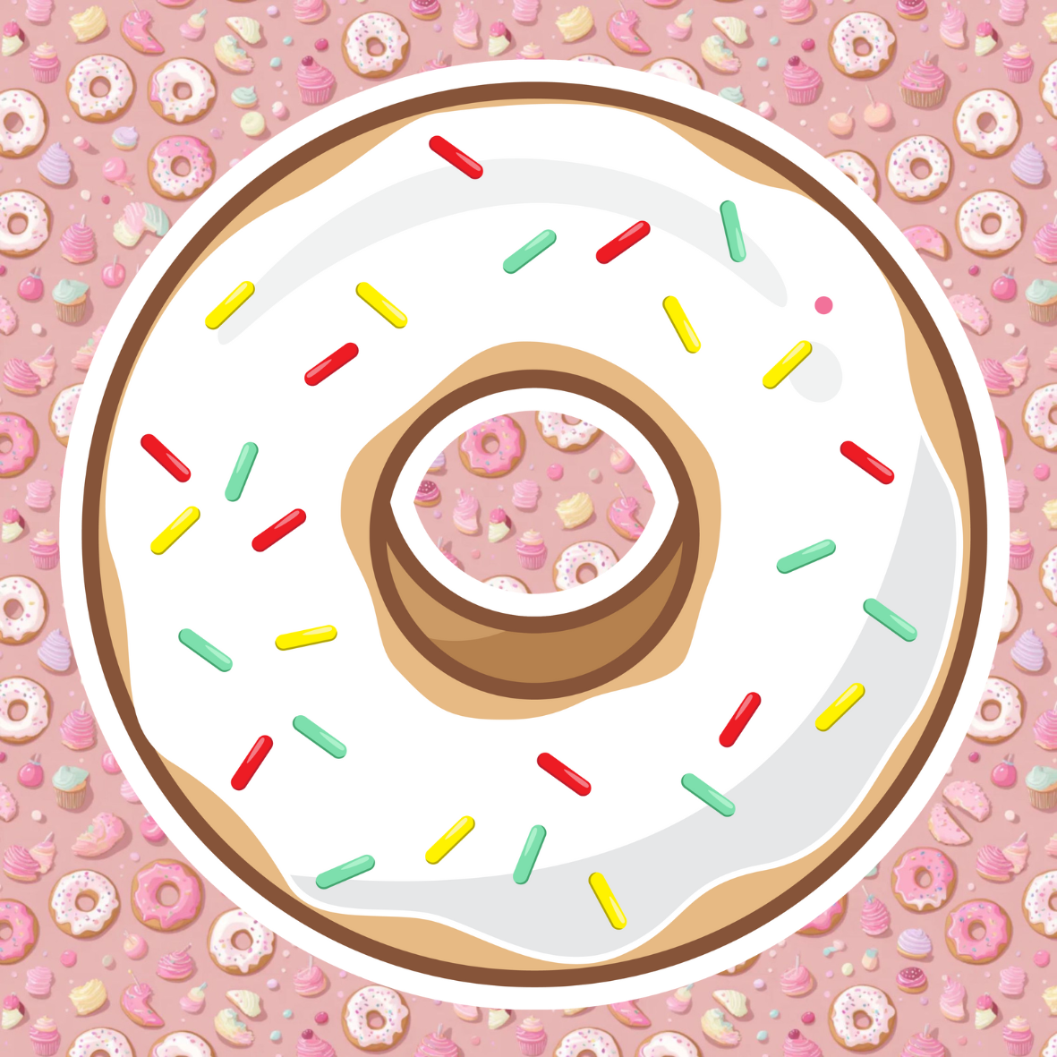 استيكارات دونات كيوت 🍩