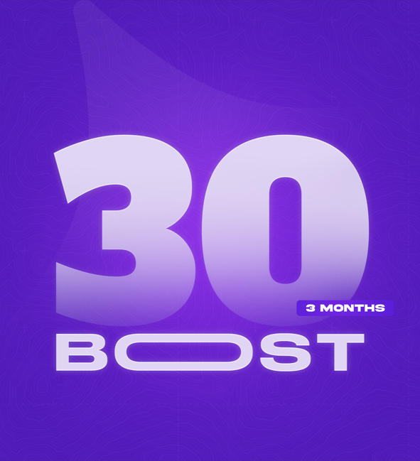 30 بـوسـت دسـكـورد - 3 شهور