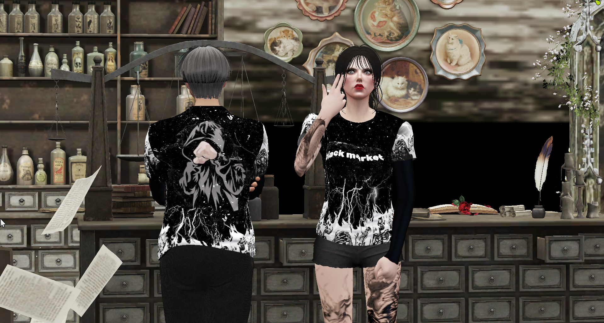 لبس عصابة البلاك