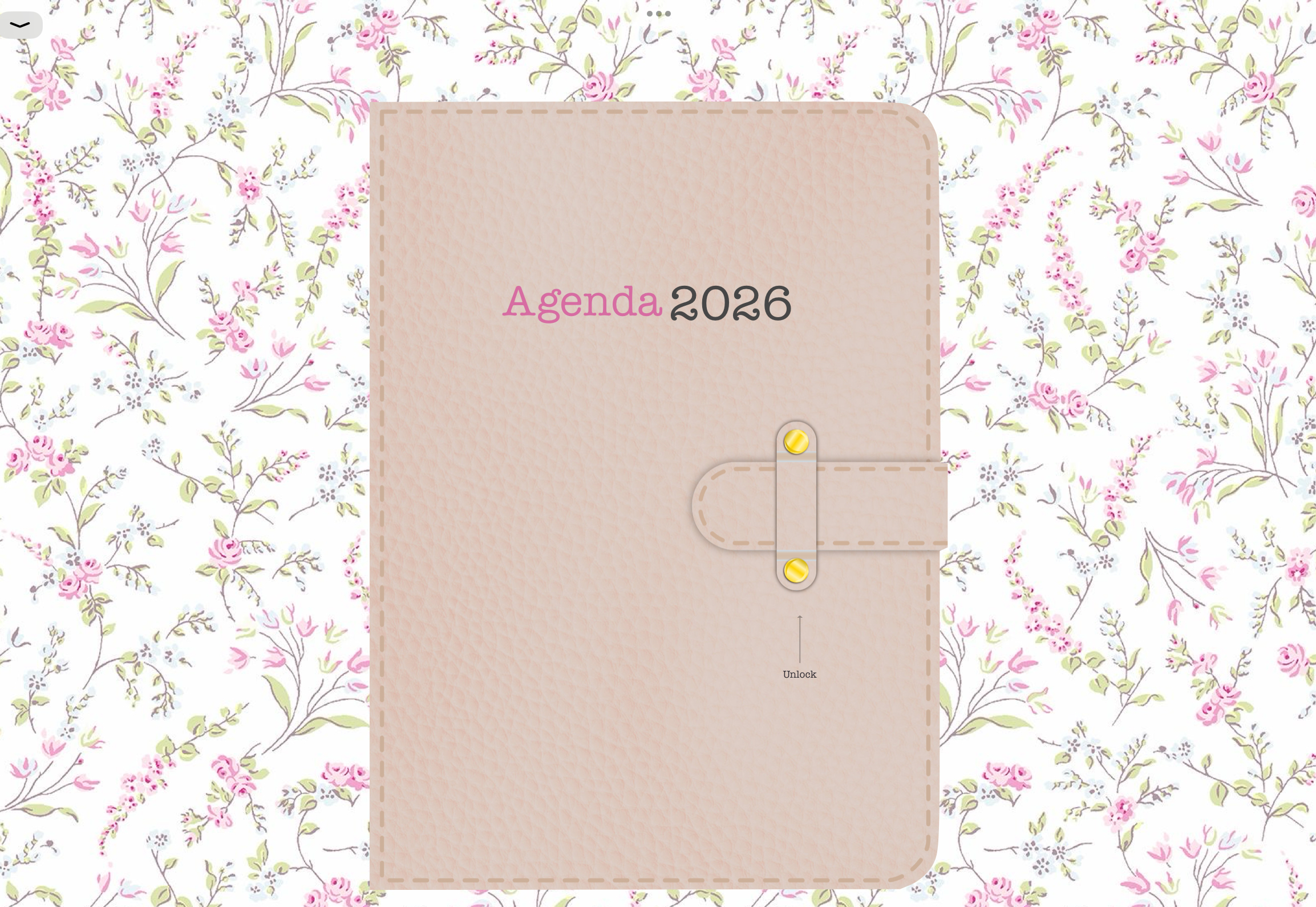 مفكرة 2026 (بالإنجليزي)