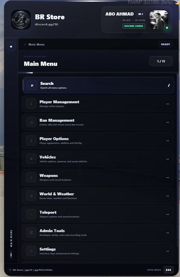 BR vMenu V1