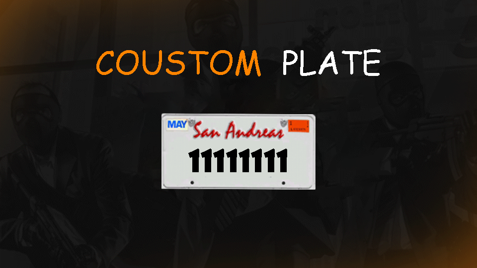 Coustom Plate