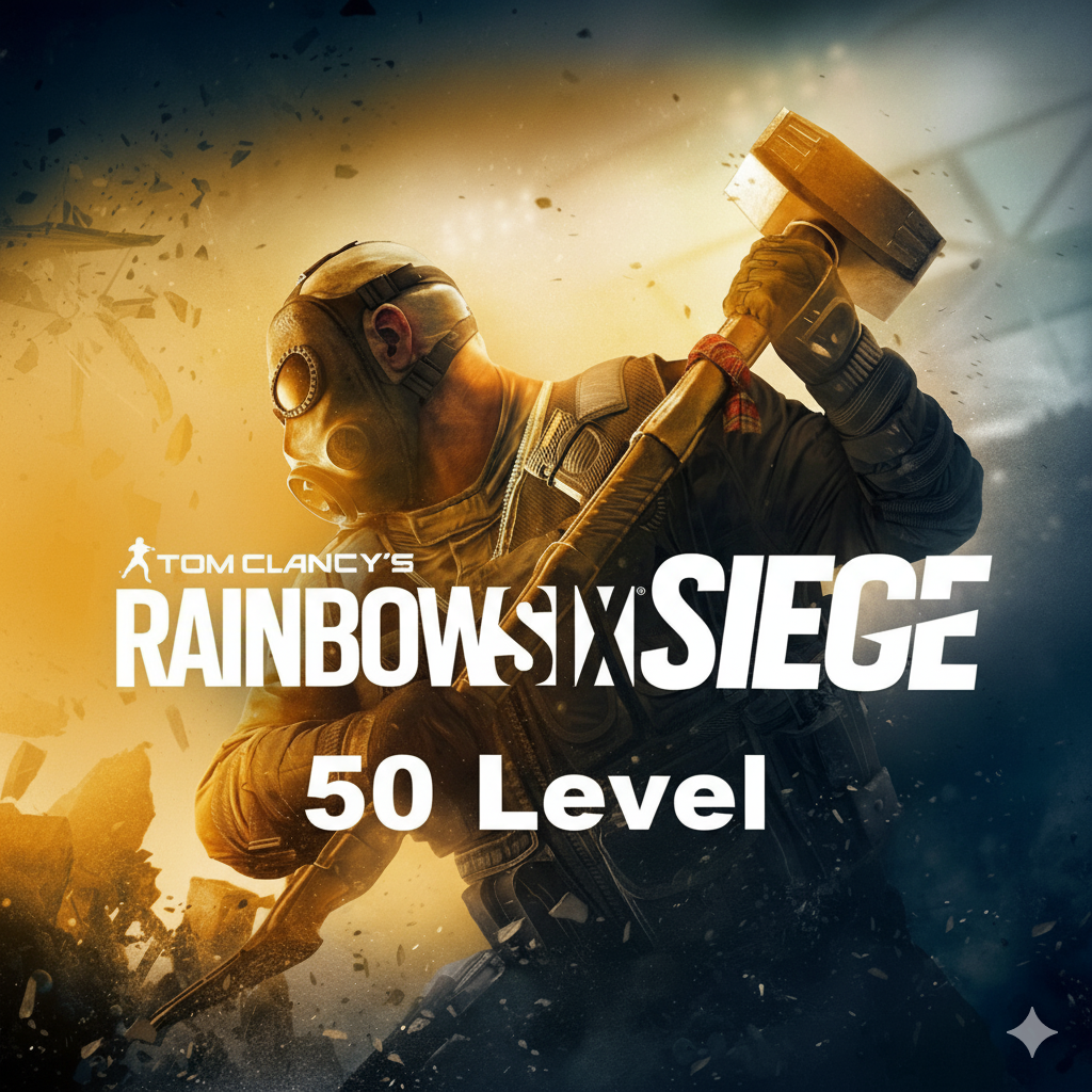 حساب رينبو 6 مع لعبه لفل 50 PC جاهز لتصنيف