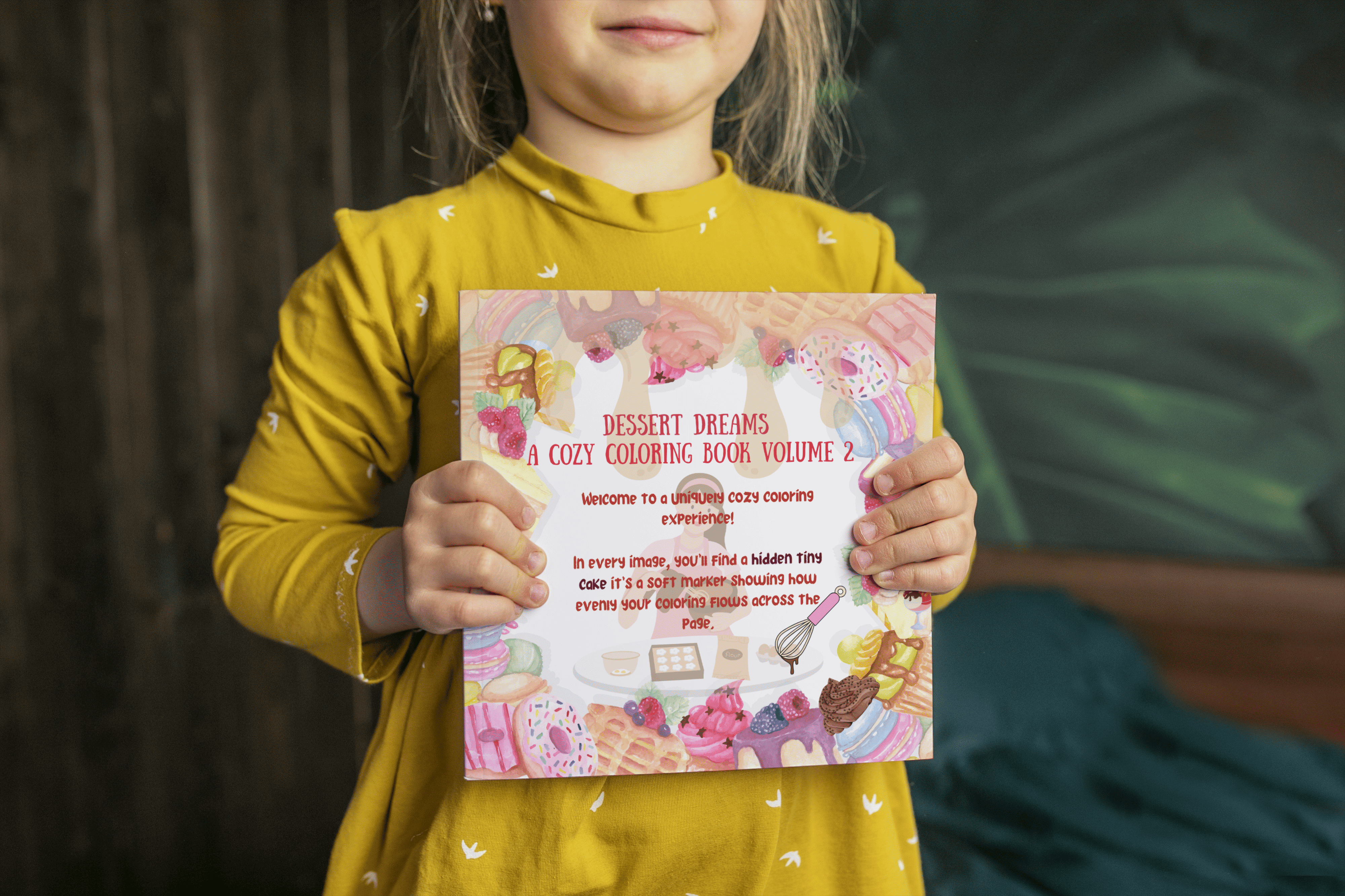 Deserted Dreams Cozy & Sweets coloring book