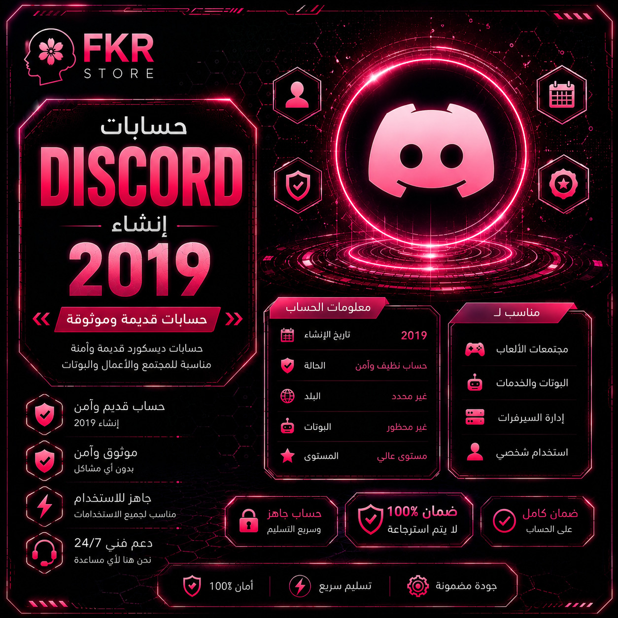 Discord Account (2019)