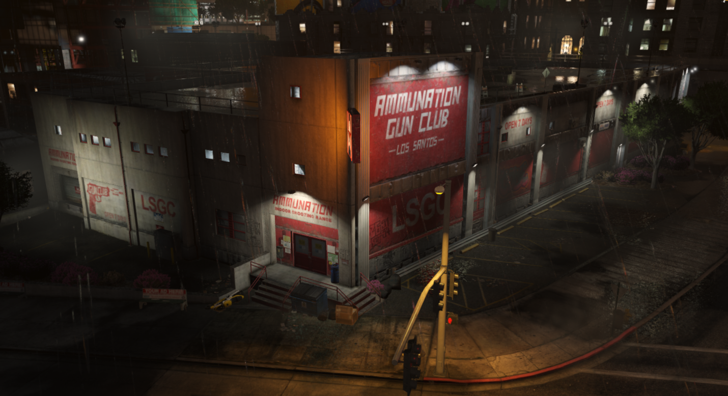 محل اسلحة بجانب الحديقة - شامل جميع الاسلحة