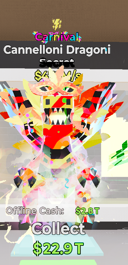 تنين كرنفال مضروب برق نادر