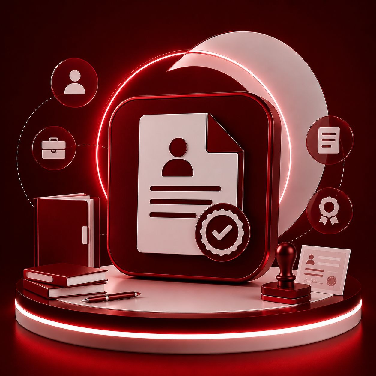 استخراج وثيقة العمل الحر