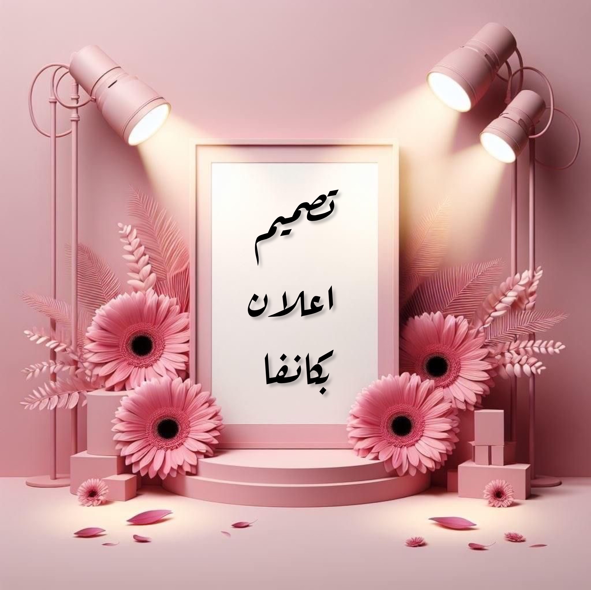 تصميم اعلان بكانفا
