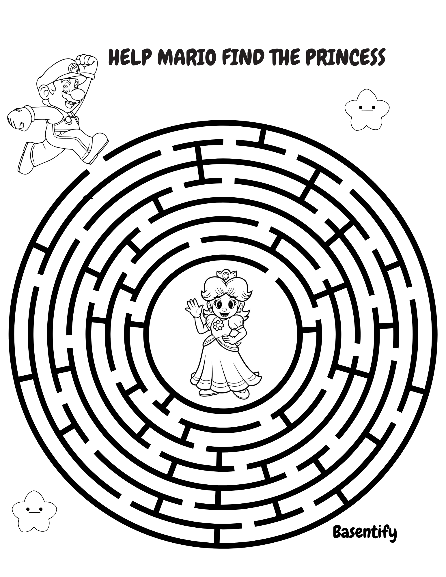 كتاب أنشطة وتلوين سوبر ماريو للأطفال – ٤٠ صفحة جاهزة للطباعة