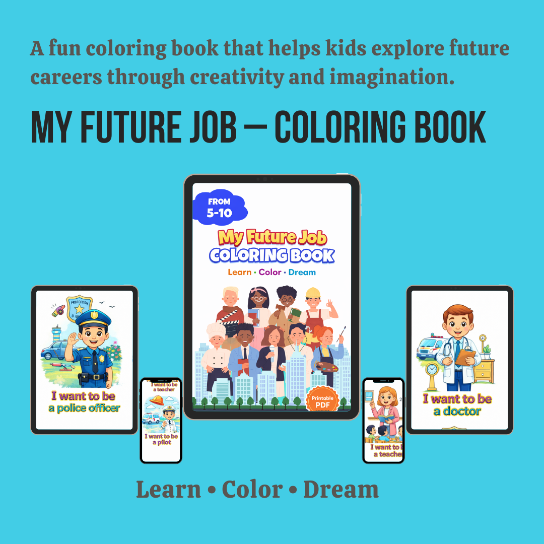 كراسة تلوين المهن