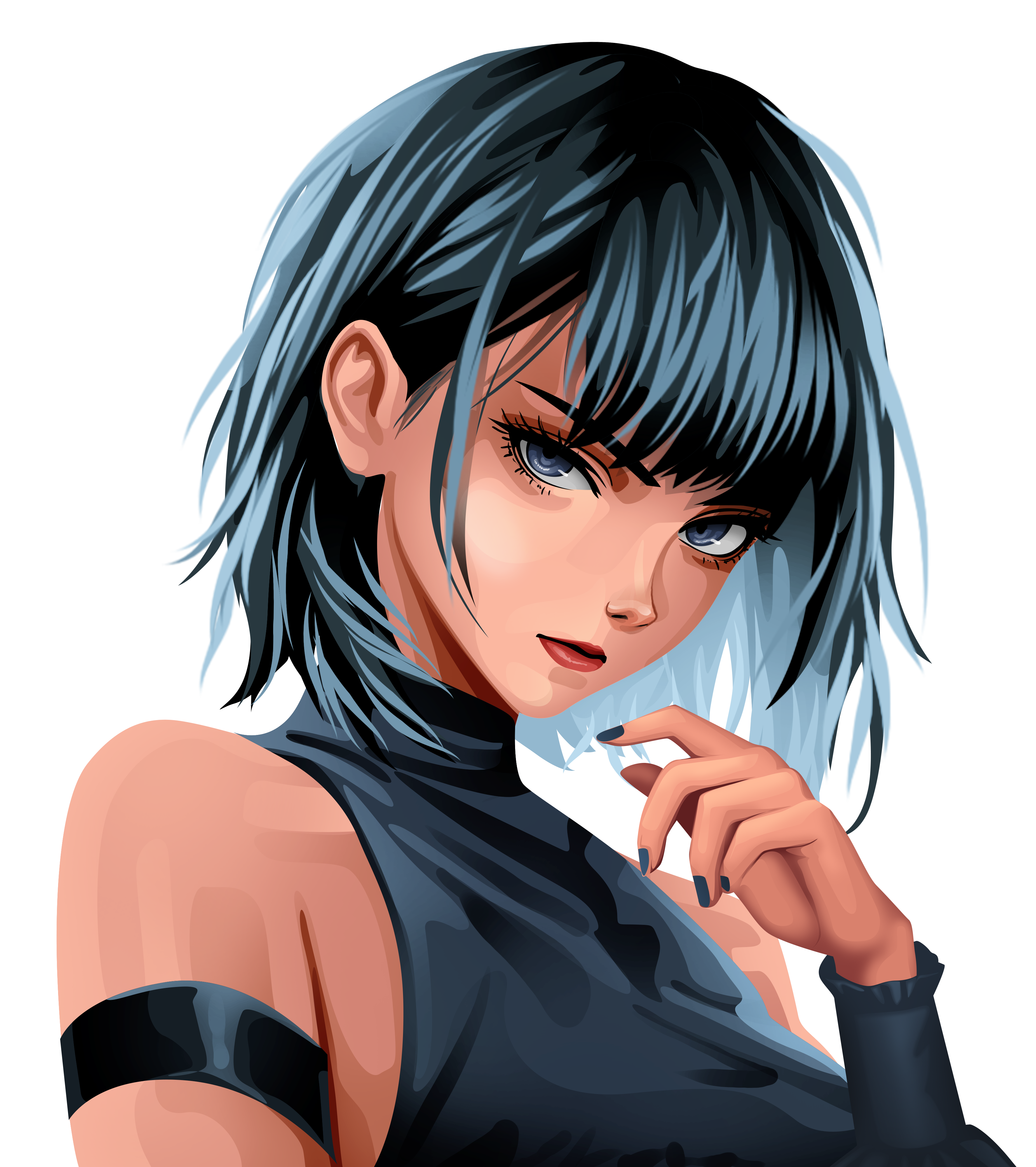 ايدي ثنائي غير مكرر