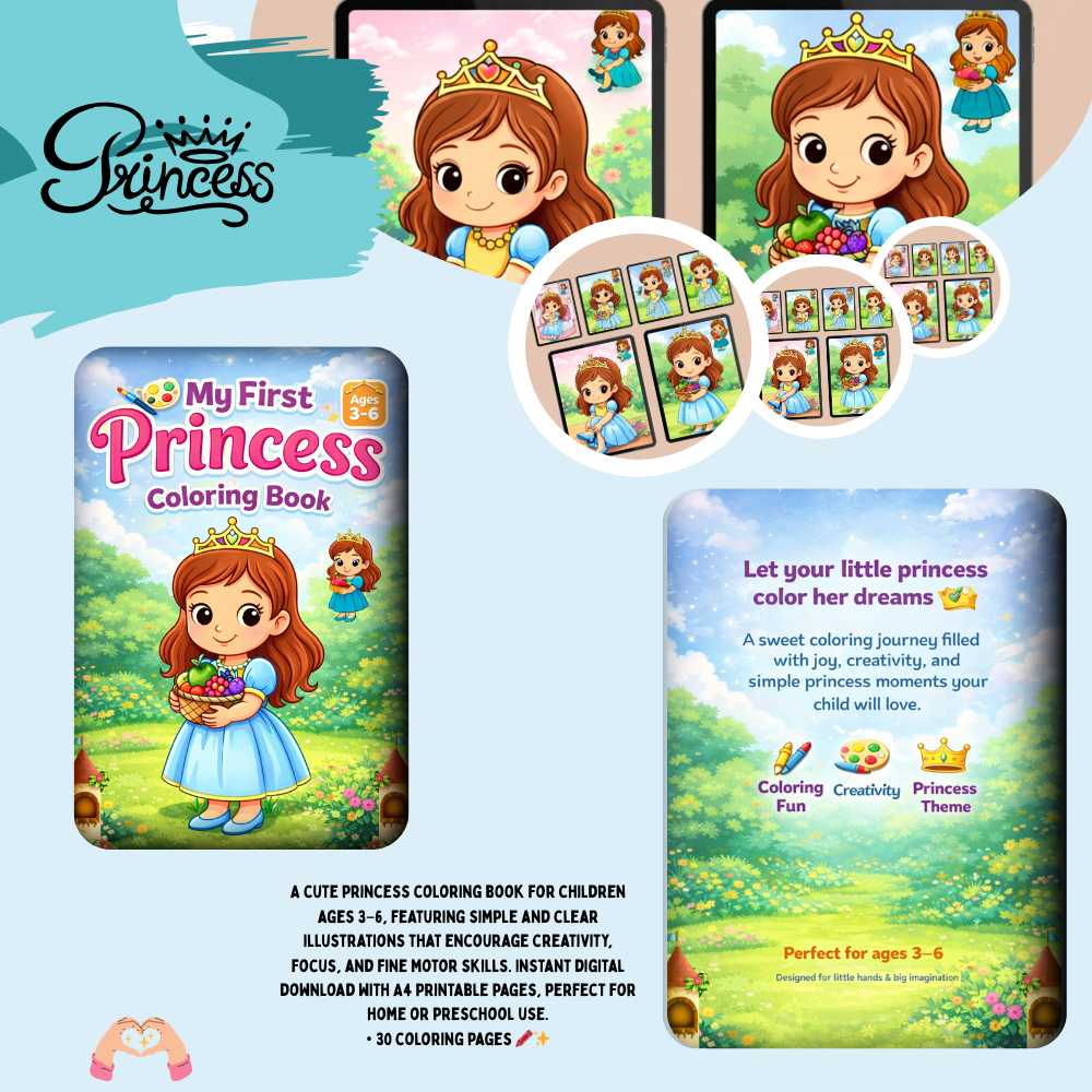 كتاب تلوين الأميرات