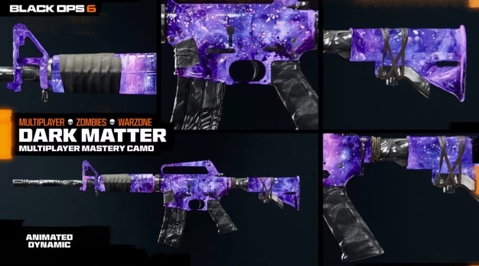 حساب بلاك أوبس 6 | Dark Matter Camo | رانك عالي