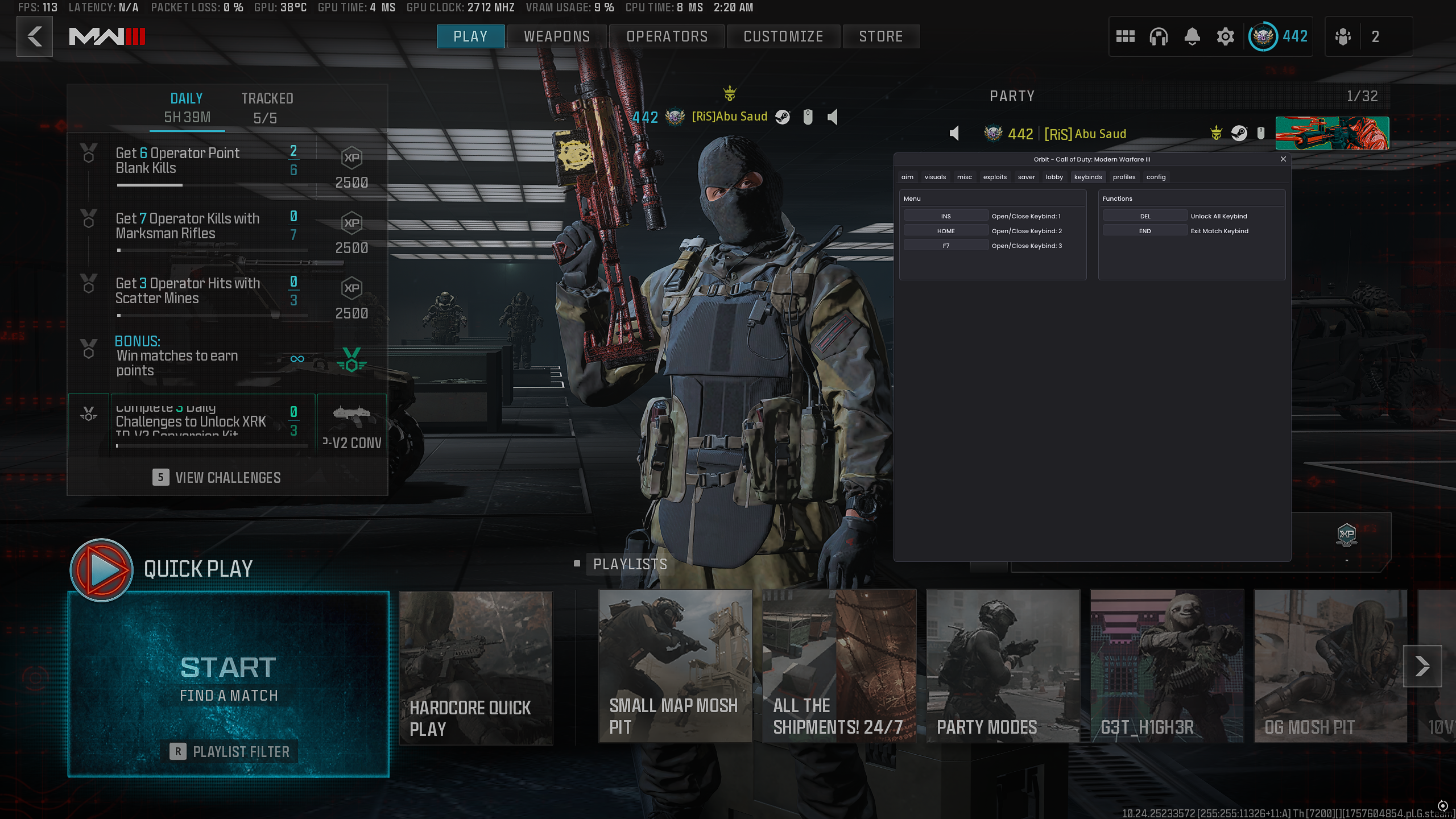 MW3-Orbit