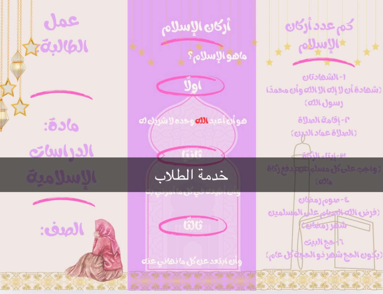 مطوية الوحدة الأولى