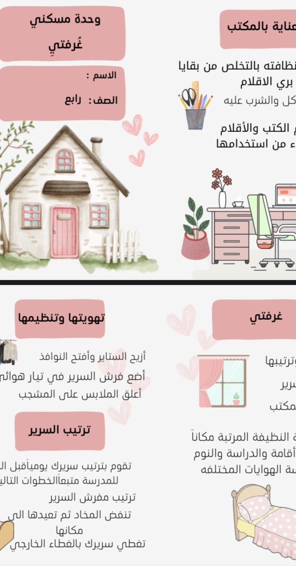 اسرية وحدة مسكني صف رابع