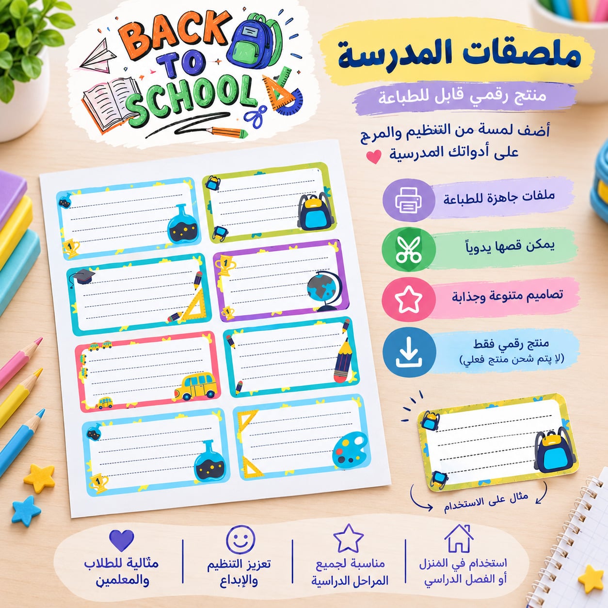 طوابع مدرسيه