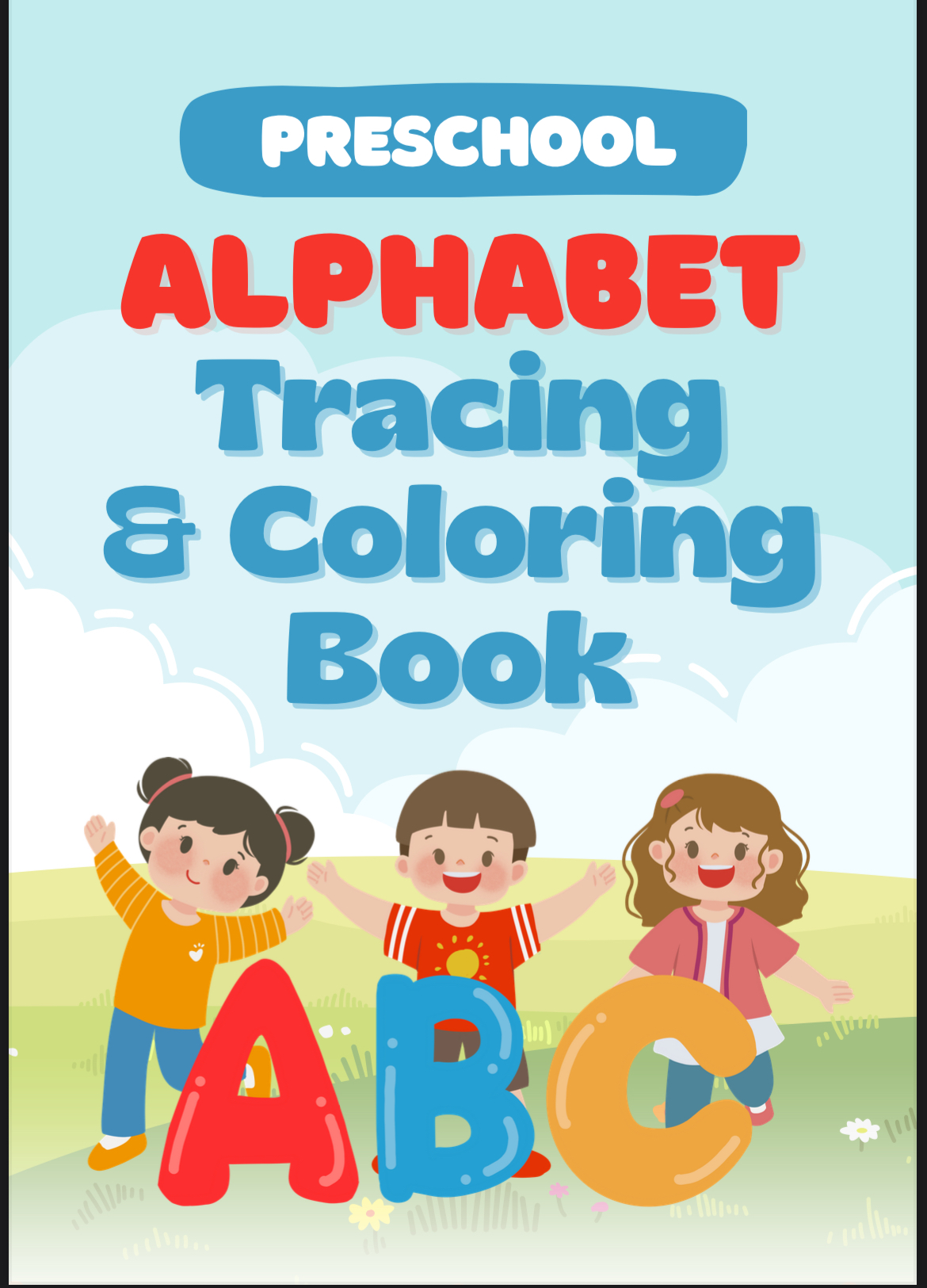 تعلم كتابة  الحروف الإنجليزية مع بعض الكلمات للأطفال