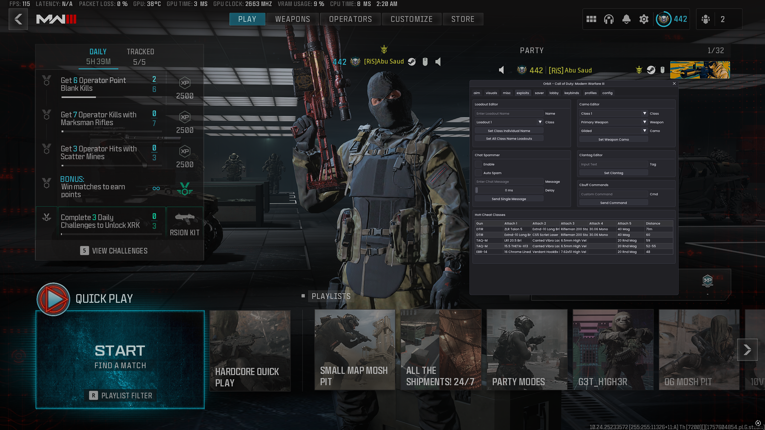 MW3-Orbit