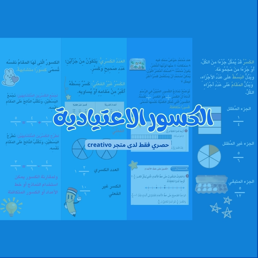 مطوية - الكسور الاعتيادية