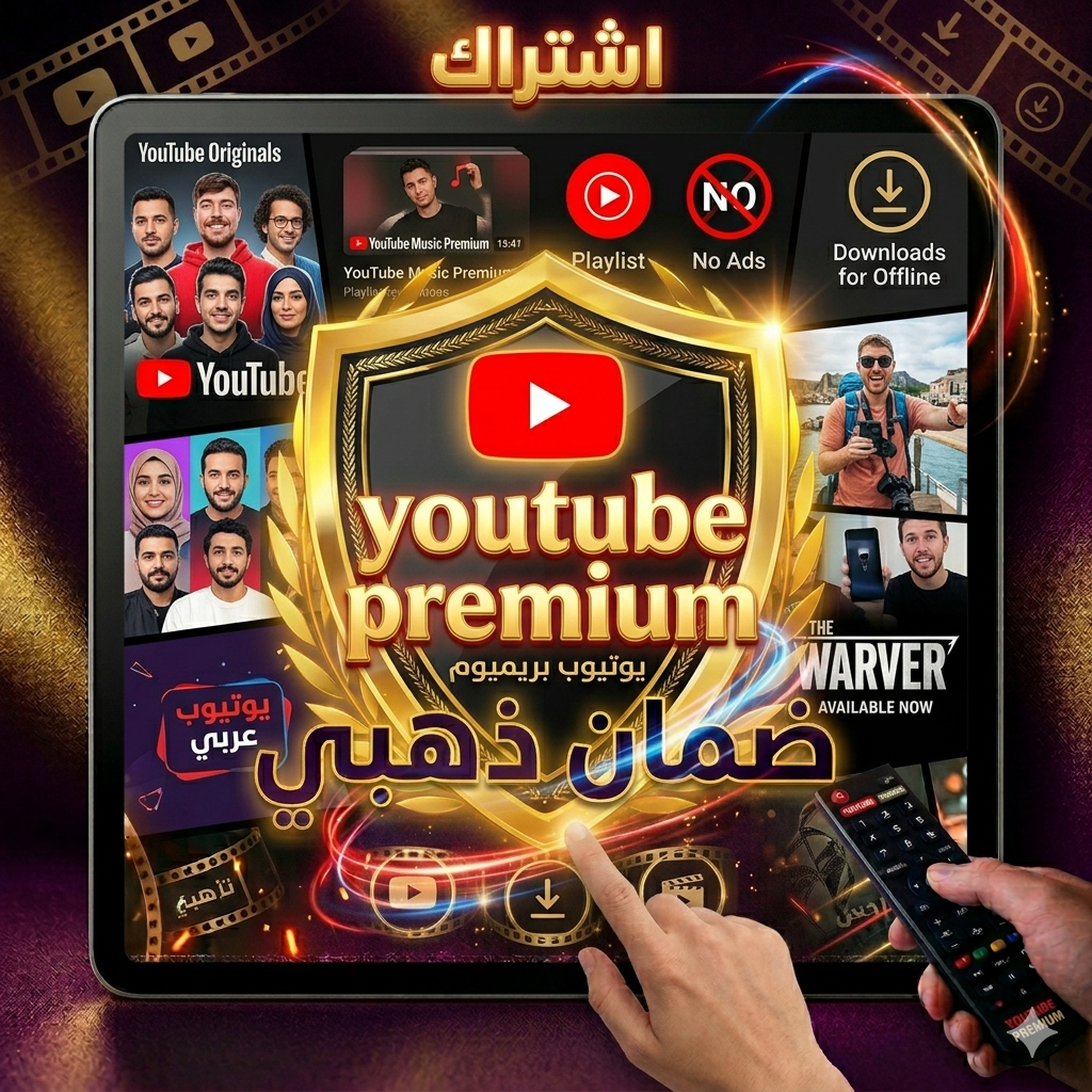 يوتيوب بريميوم ( تفعيل على ايميلك ) ( شهر )