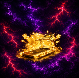 Gold treadmill