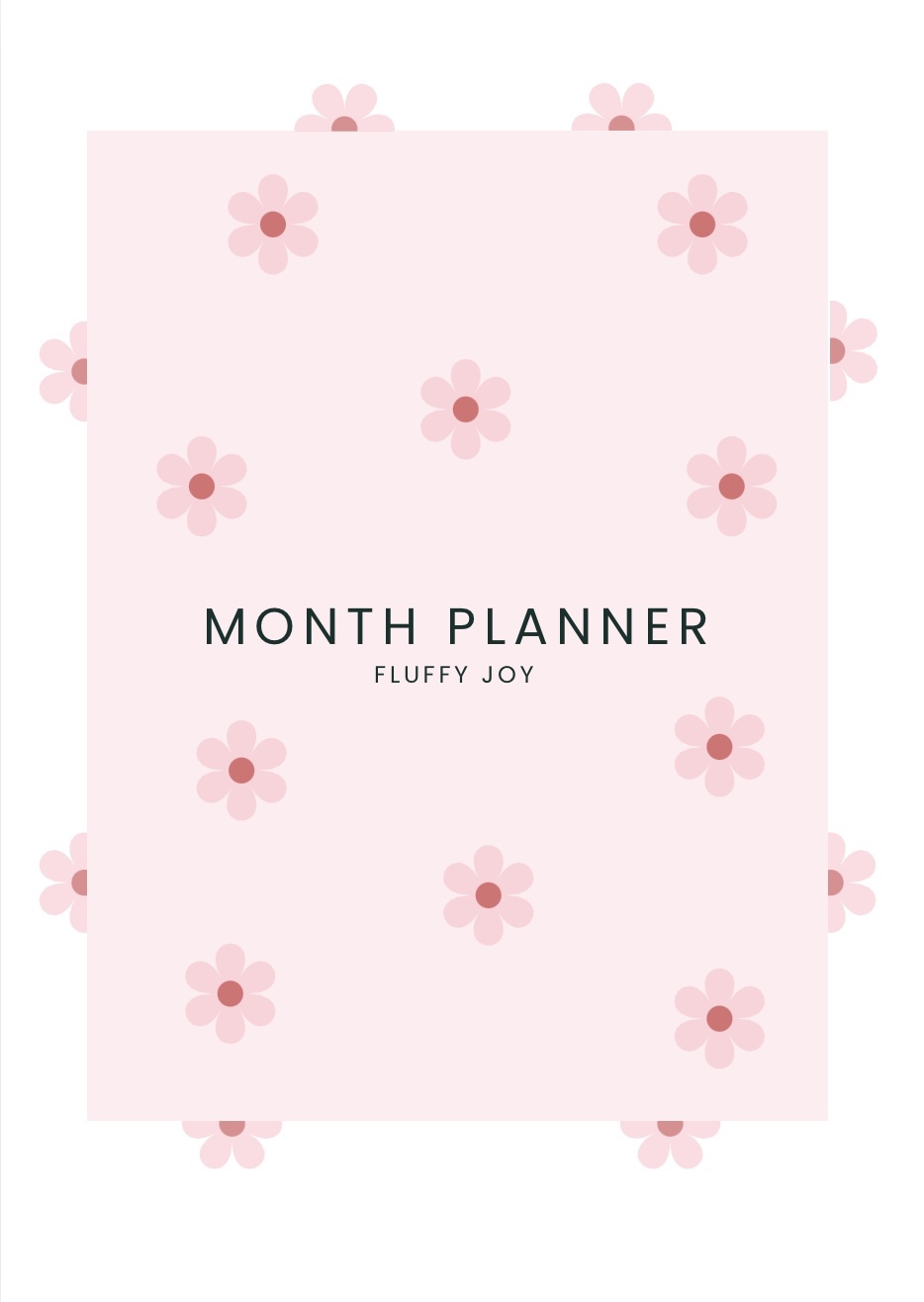 Monthly planner