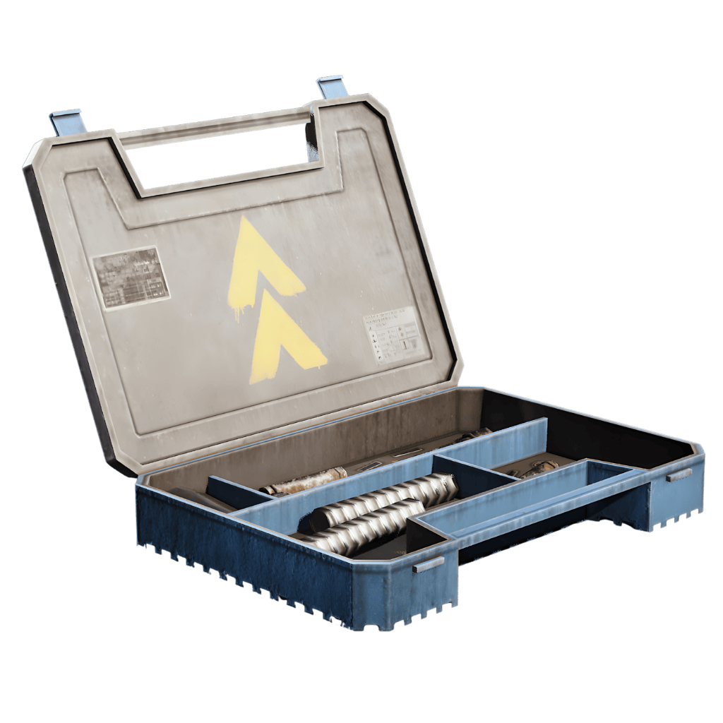 Medium gun parts blueprint