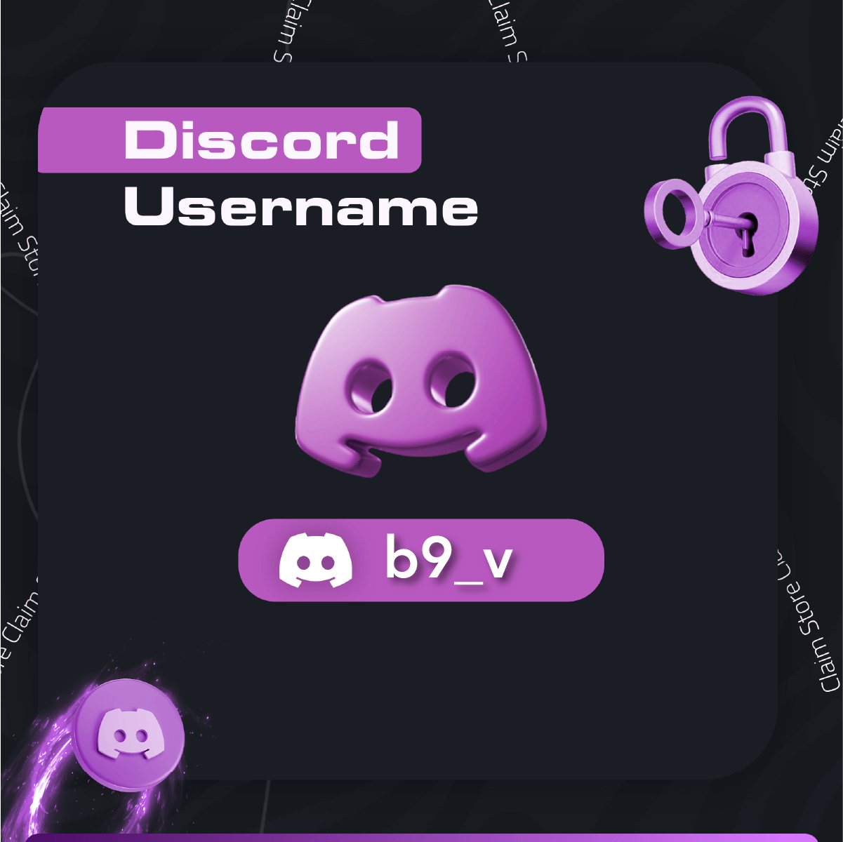 Discord User : @ b9_v