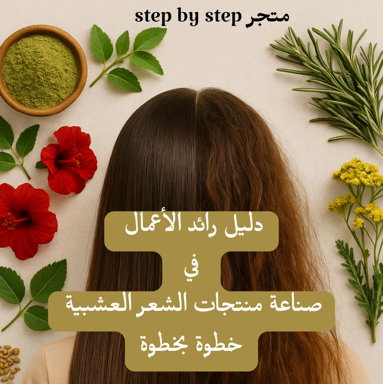 دليل رائد الأعمال في صناعة منتجات الشعر العشبية حطوة بخطوة