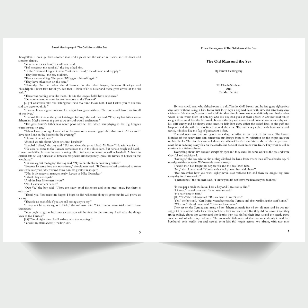 "العجوز والبحر" (The Old Man and the Sea)