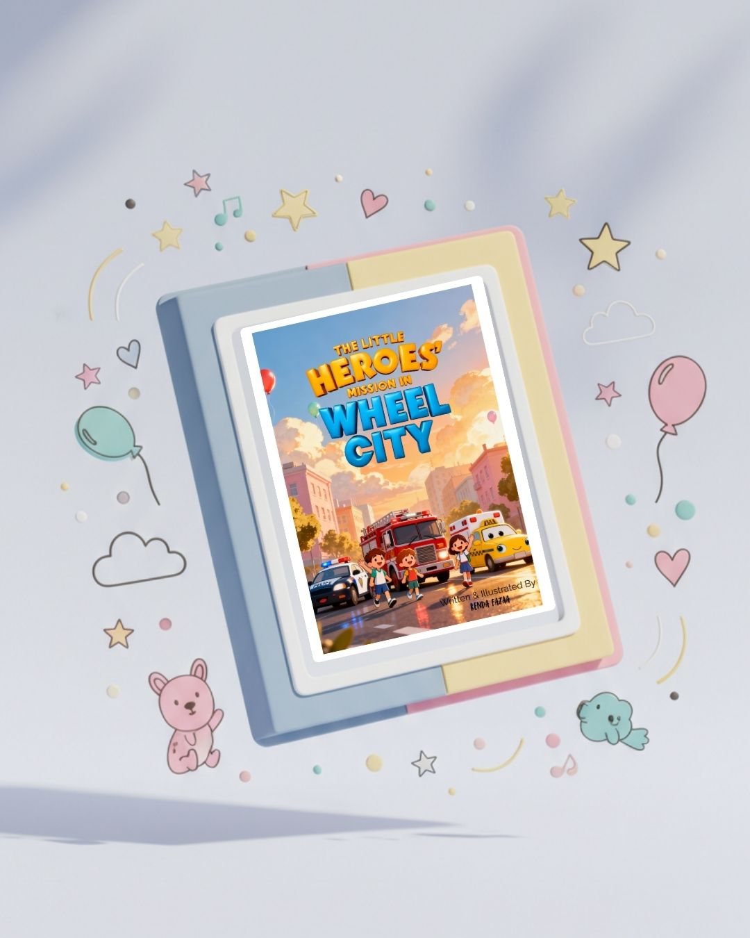 City of Wheels: Coloring Storybook for Kids (Ages 3–7)