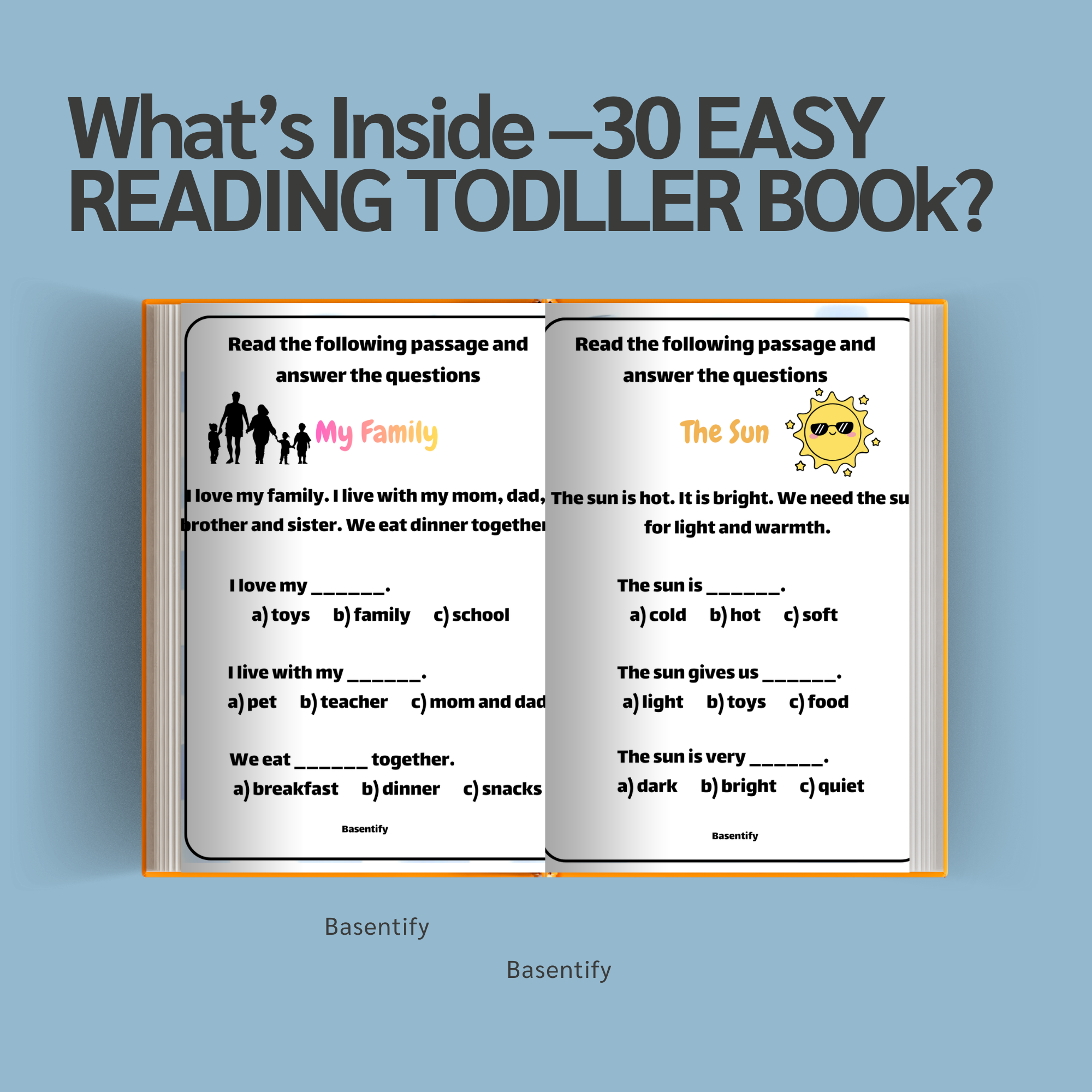 كتاب I Can Read – المستوى الأول | قراءات قصيرة مع أسئلة للأطفال