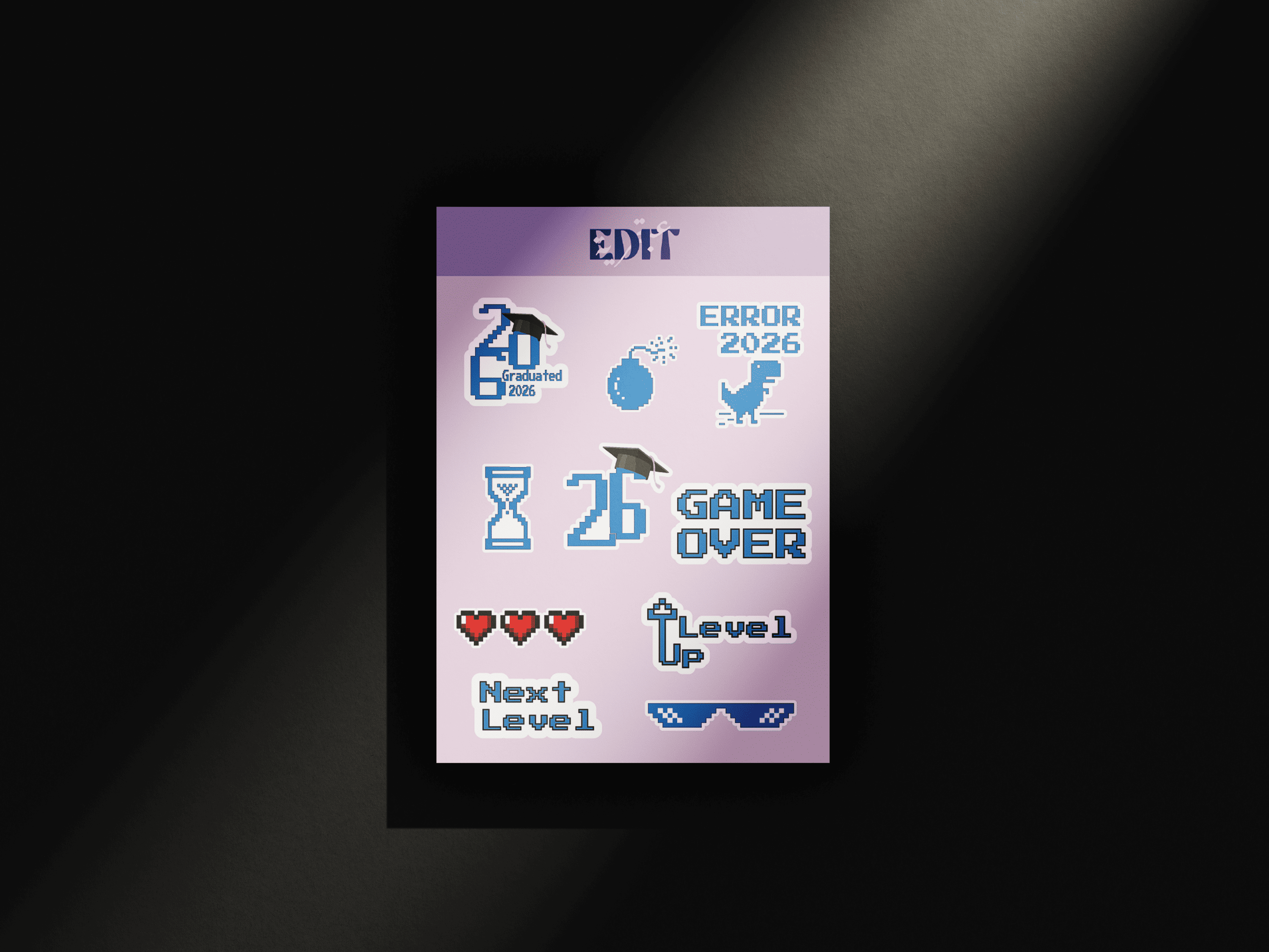 مجموعة ستكرات تخرج رقمية 2026 - للاولاد 🎓