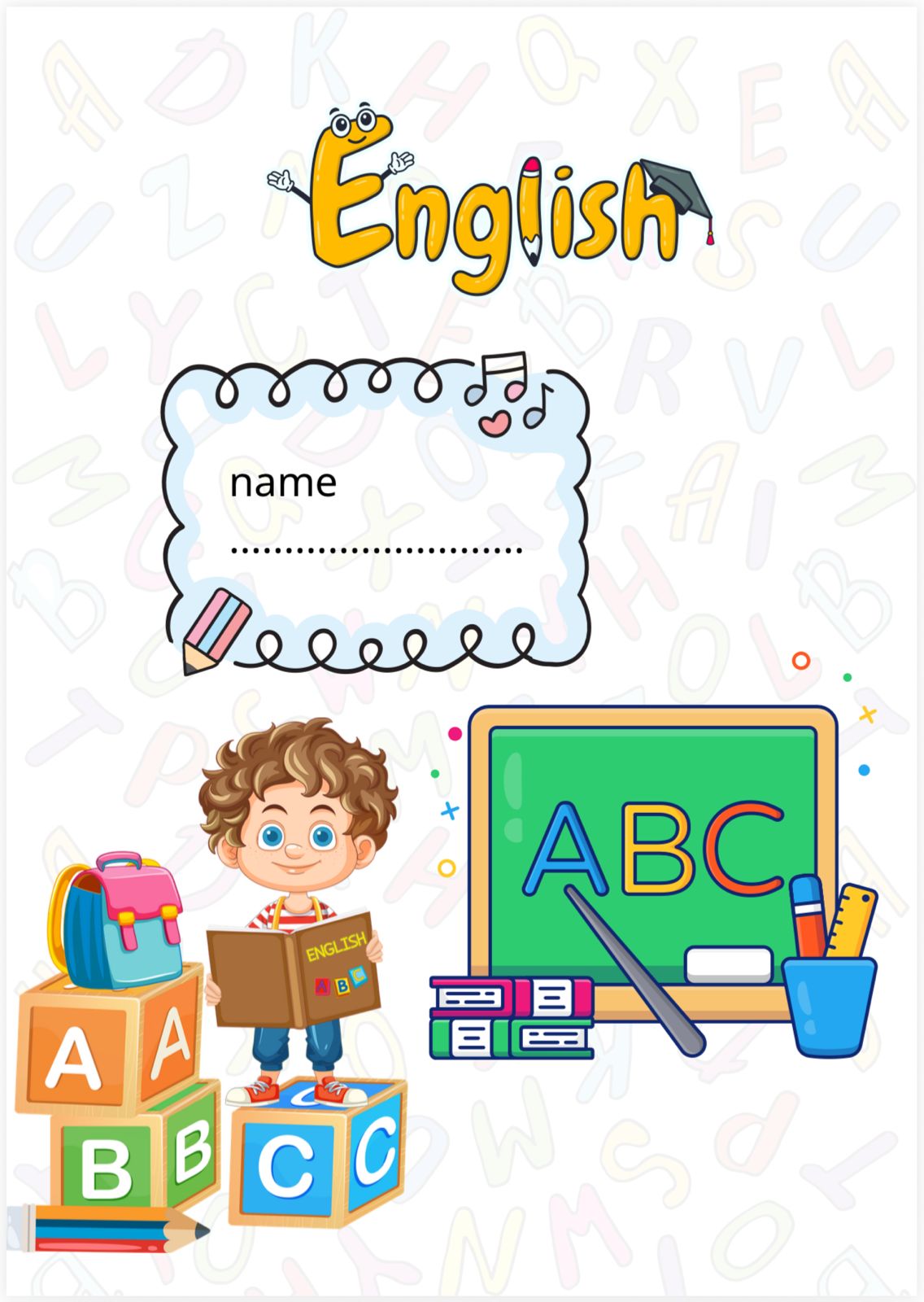 مذكرة حروف English