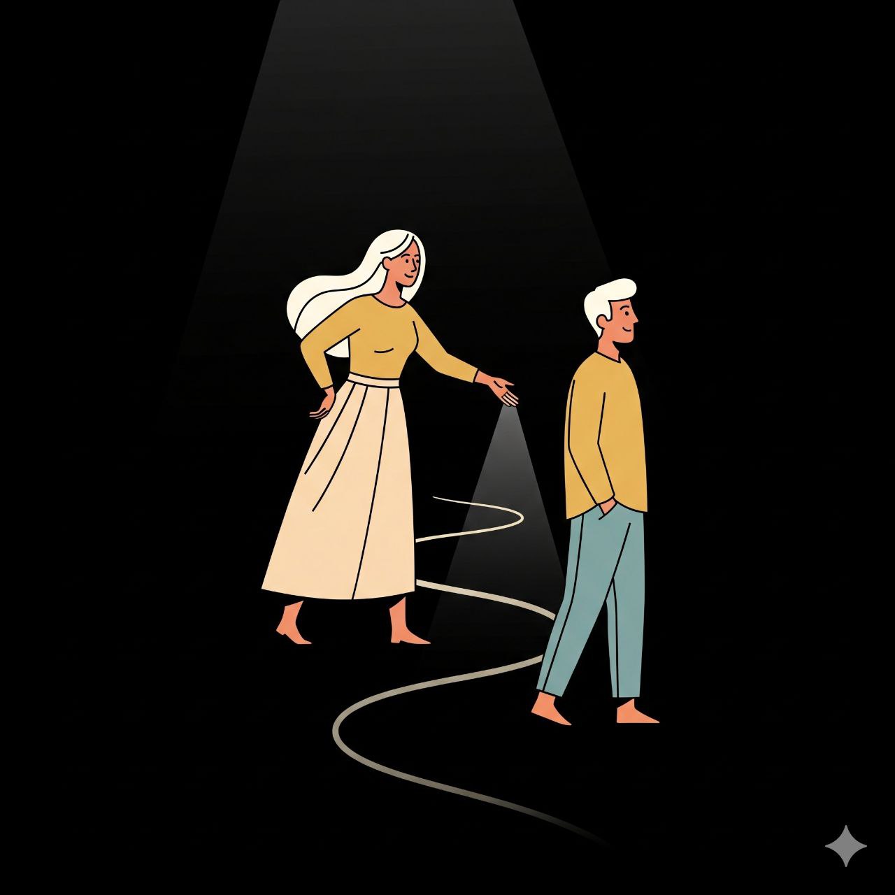 المرأة القائدة في حياة الرجل 👑