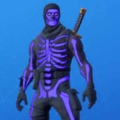 سكلتون بنفسجي.