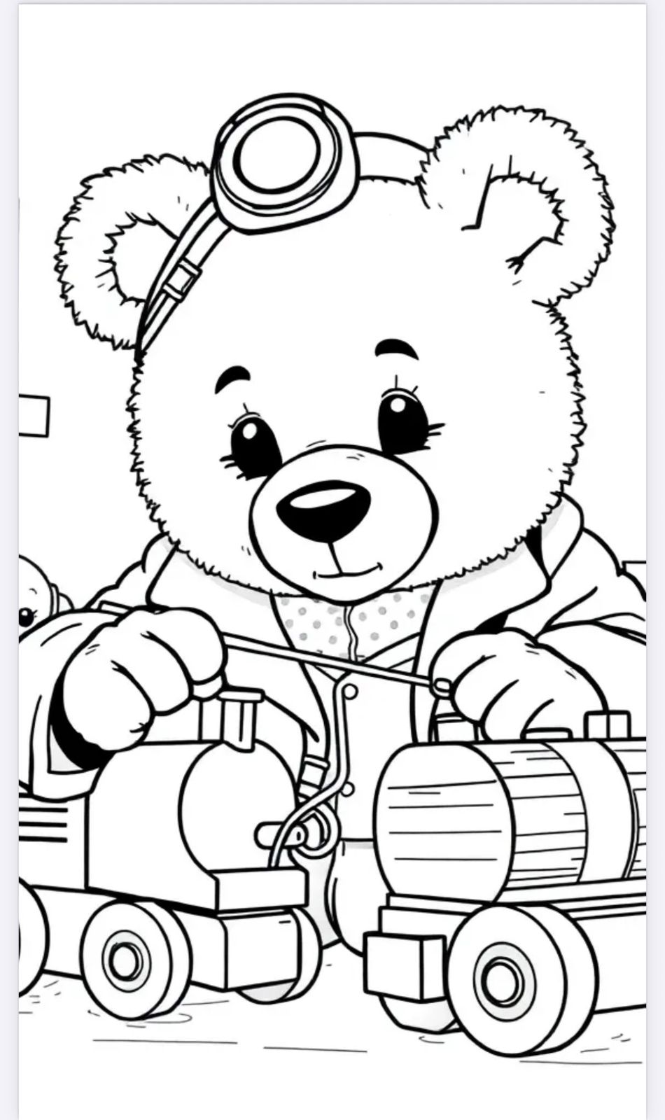 My Teddy Does When I'm Away – Sweet Bedtime Story & Coloring Book for Little Kids