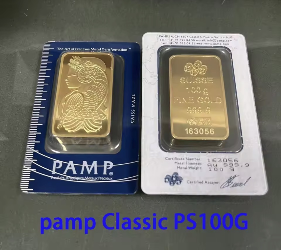 ذهب صيني ختم سويسرا ١٠٠ جرام