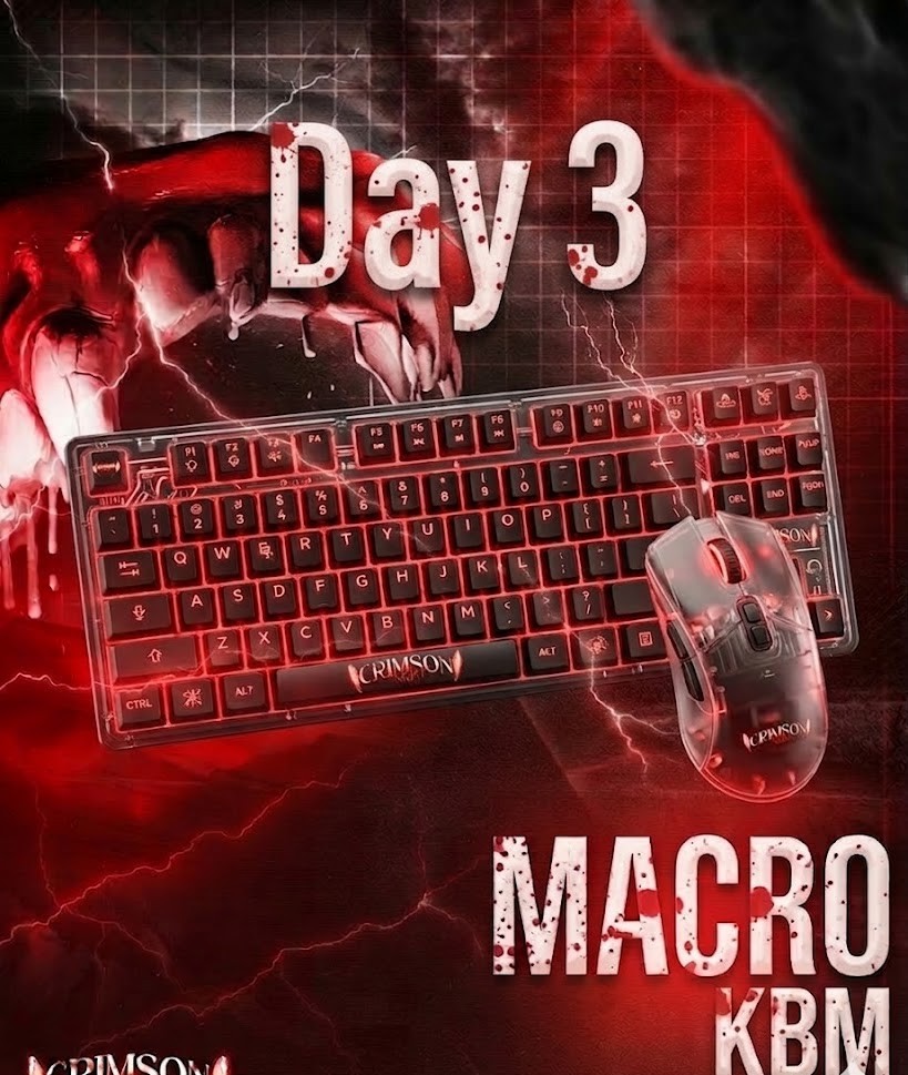 Macro kbm  3 day/ ماكرو ماوس وكيبورد 3 ايام