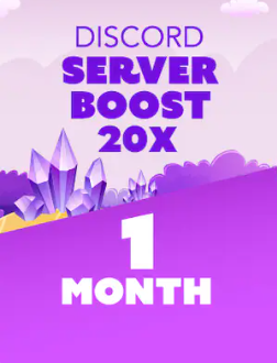 Discord Server Boost 20x 1 Month