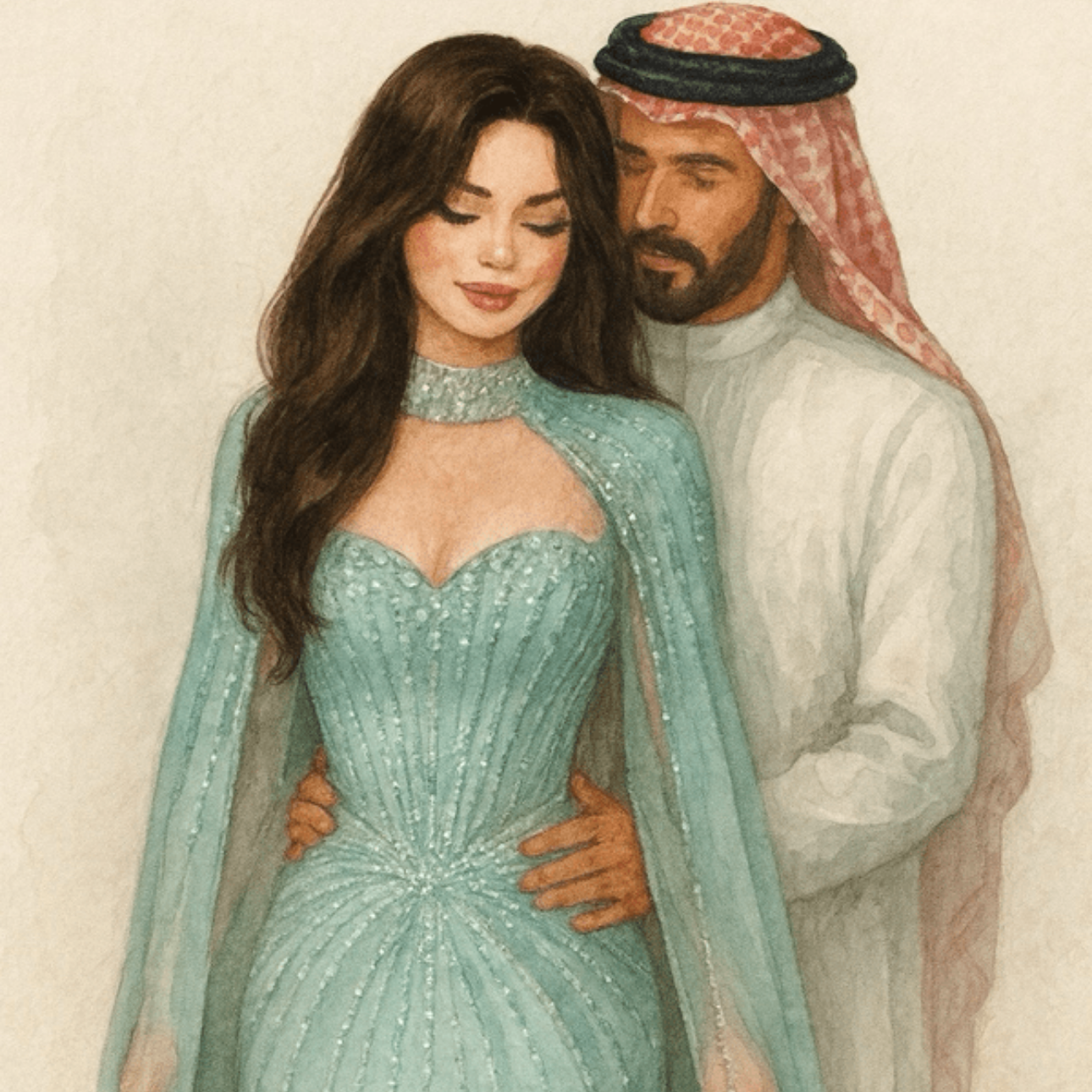 رسم فستان أحلامك💍🩵