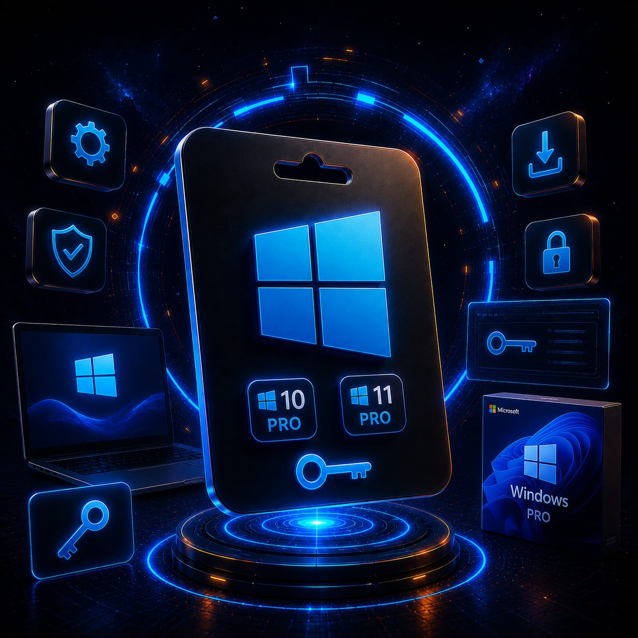 مفاتيح تنشيط ويندوز (Windows 10 / 11 Pro)