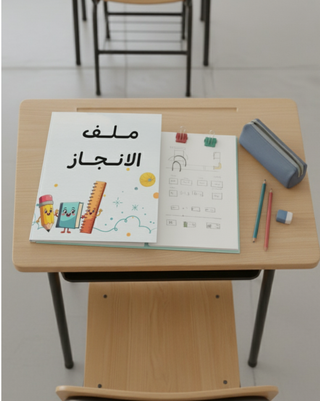 ملف إنجاز للطلاب جاهز للطباعة