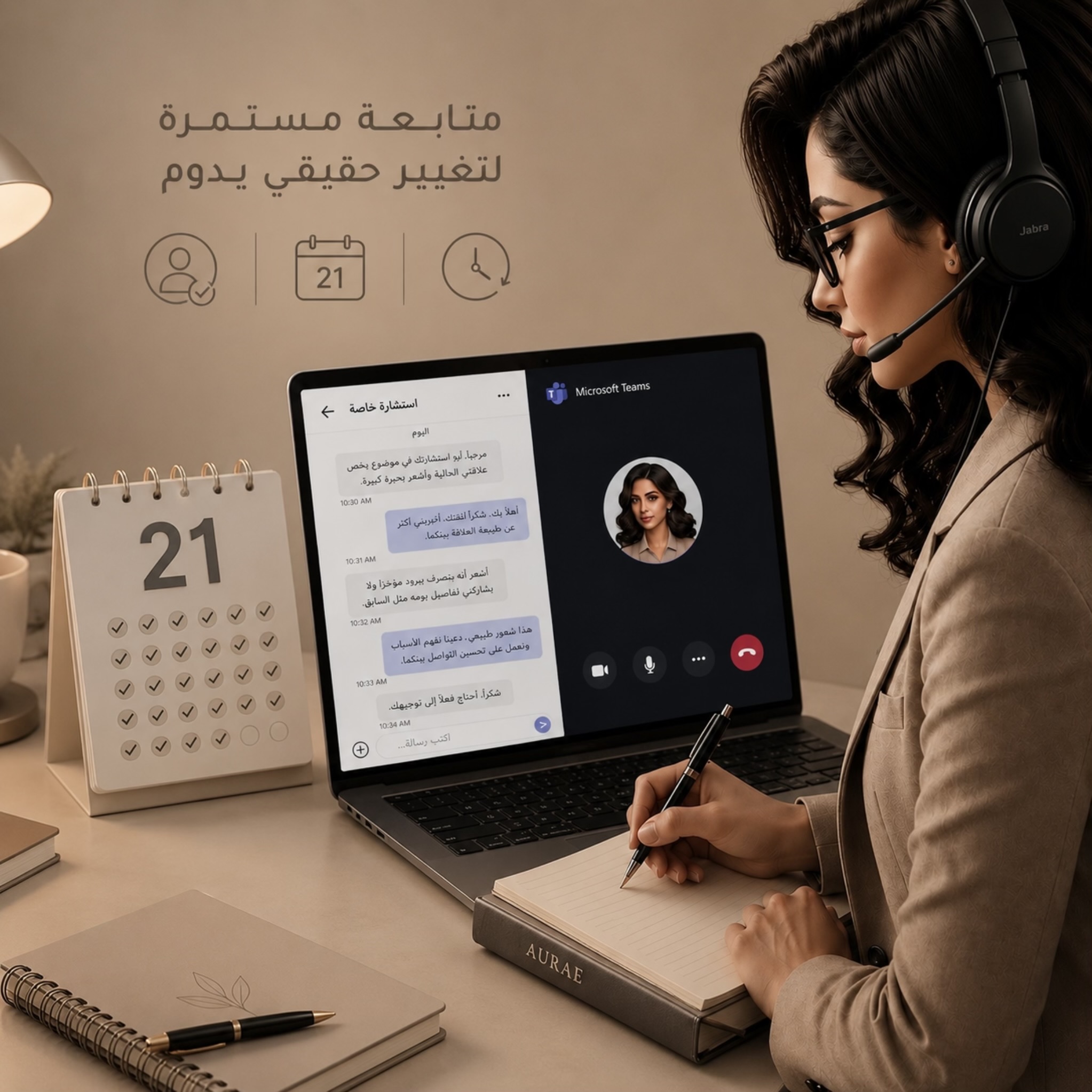 المتابعة بعد الاستشارة | 21 يومًا ✨